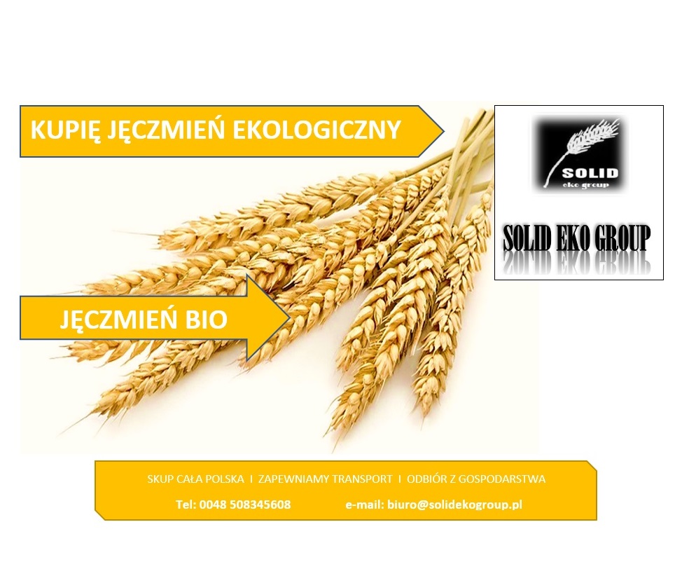 Kupię jęczmień ekologiczny